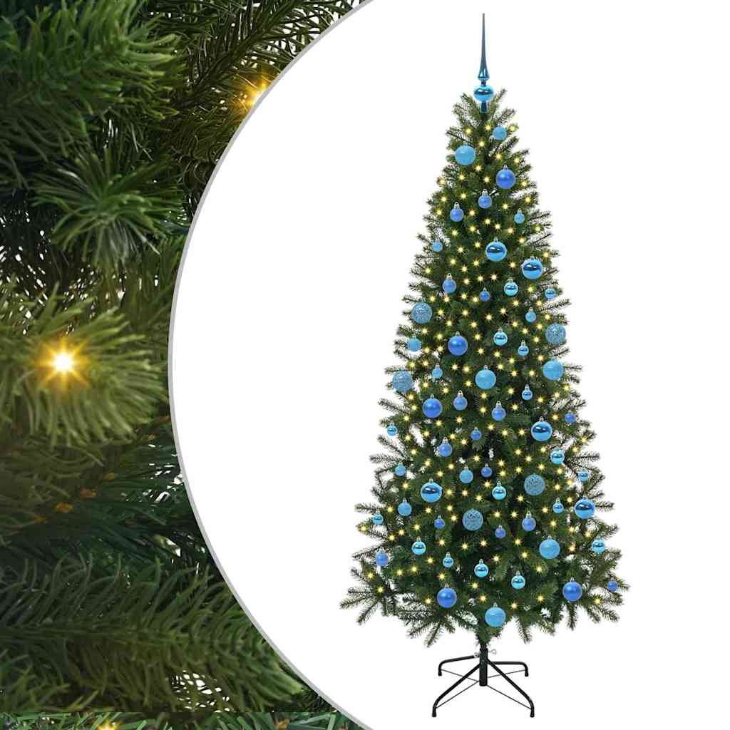 Kunstigt juletræ Grøn 180 cm PE og PVC
