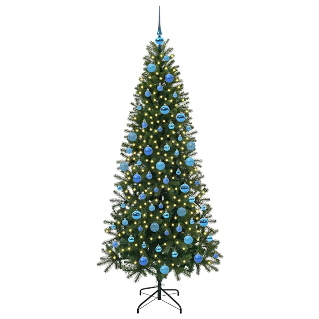 Kunstigt juletræ Grøn 180 cm PE og PVC