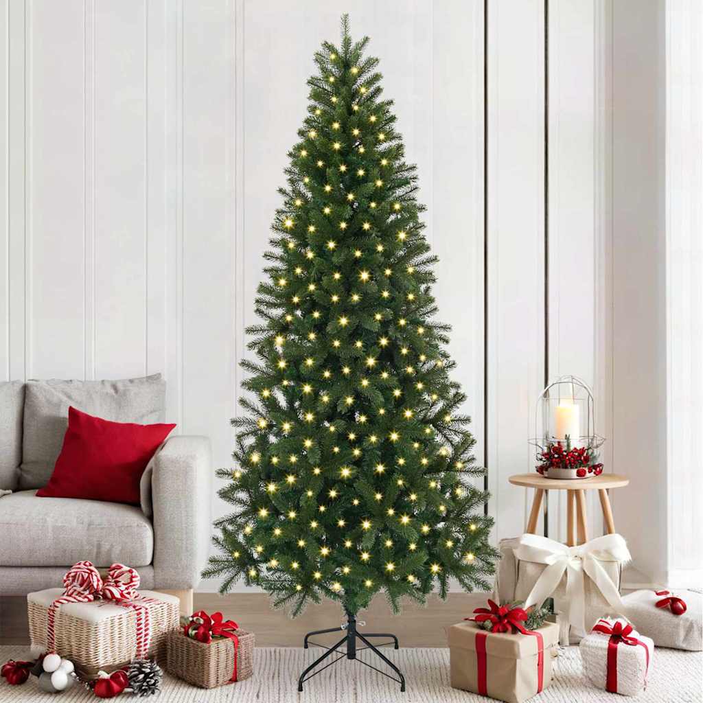 Kunstigt juletræ Grøn 210 cm PE og PVC