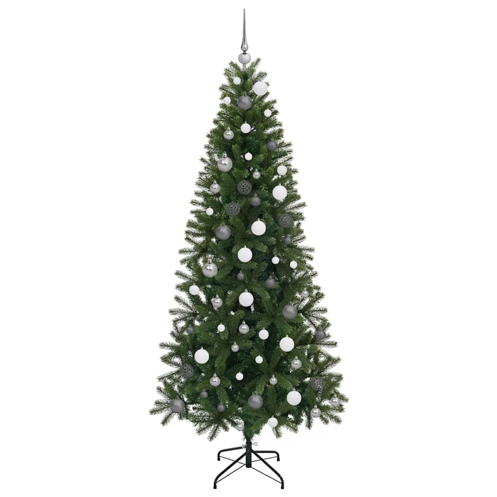 Kunstigt juletræ Grøn 210 cm PE og PVC
