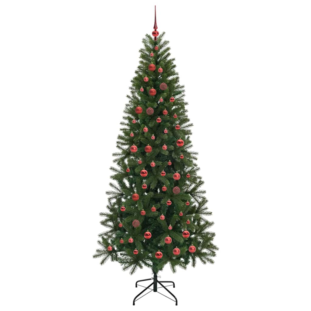 Kunstigt juletræ Grøn 210 cm PE og PVC