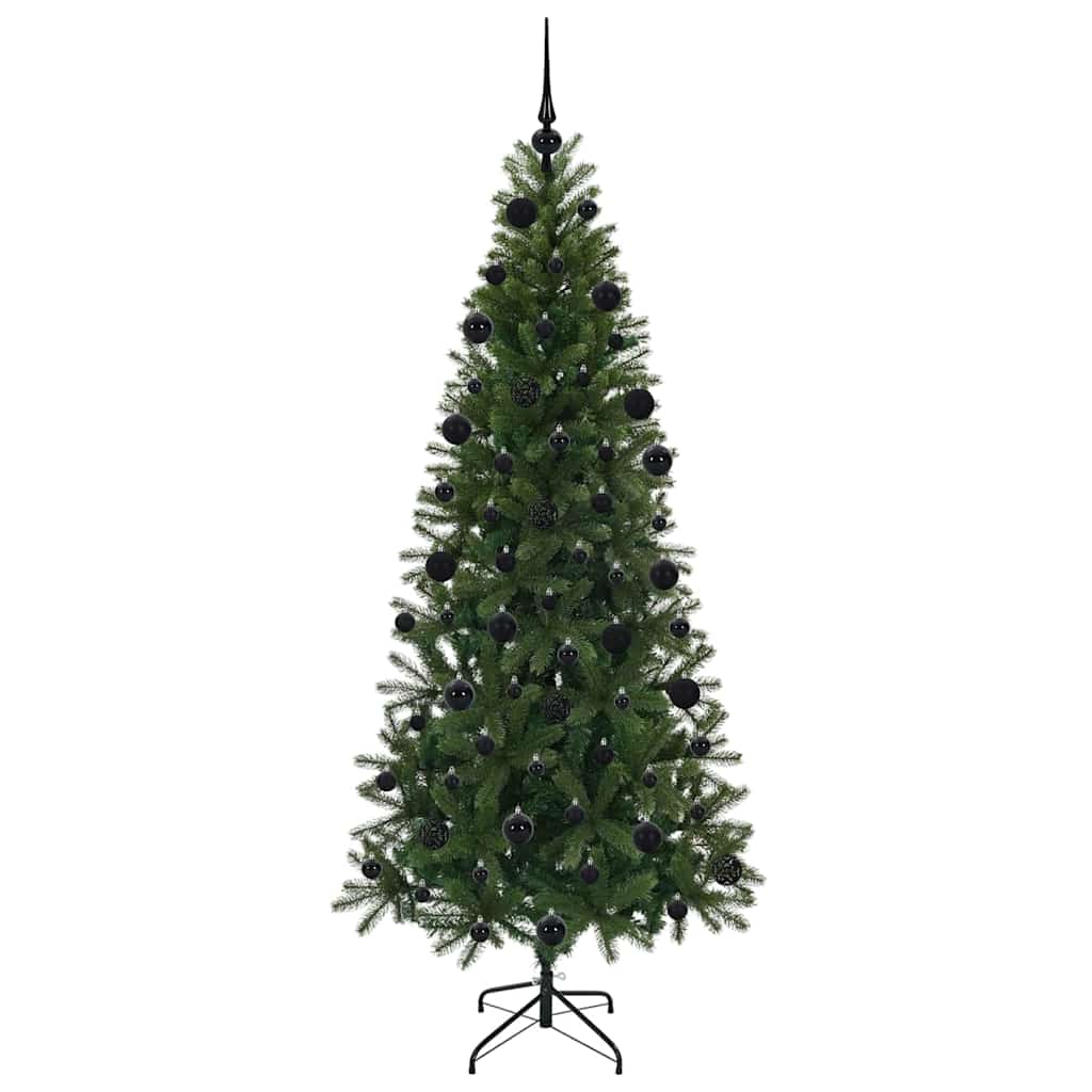 Kunstigt juletræ Grøn 210 cm PE og PVC