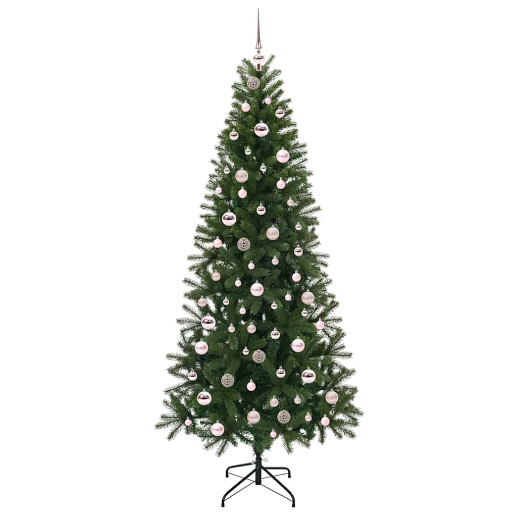 Kunstigt juletræ Grøn 210 cm PE og PVC