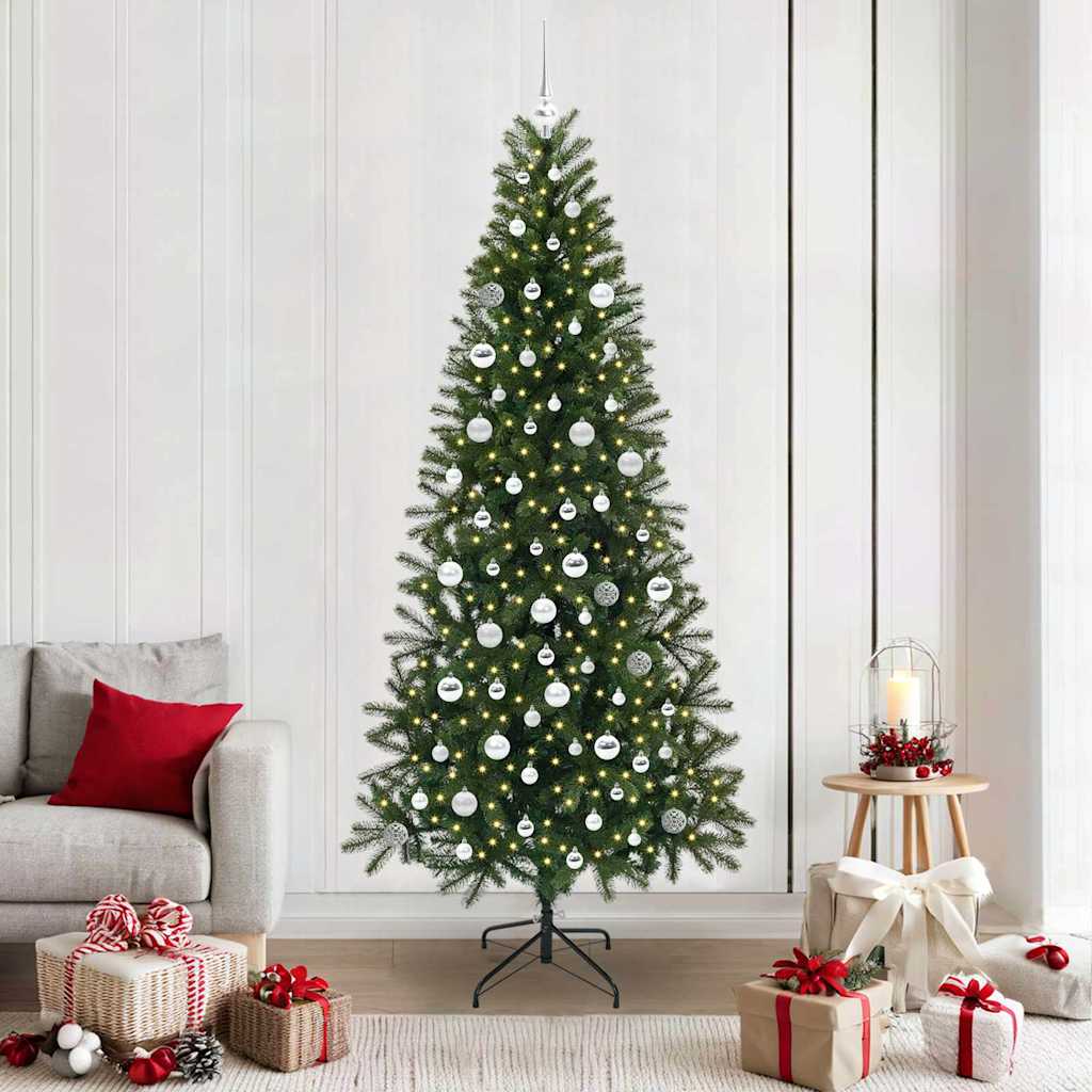 Kunstigt juletræ Grøn 210 cm PE og PVC