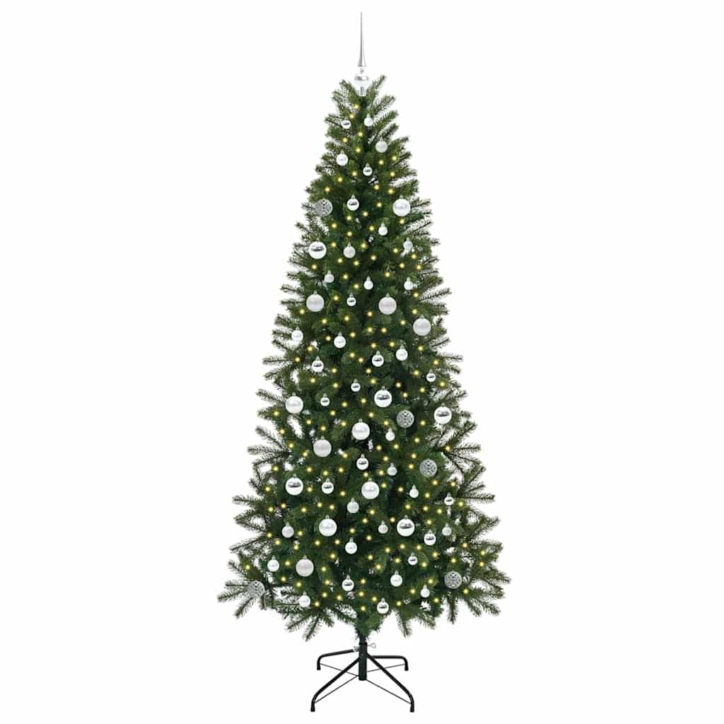 Kunstigt juletræ Grøn 210 cm PE og PVC