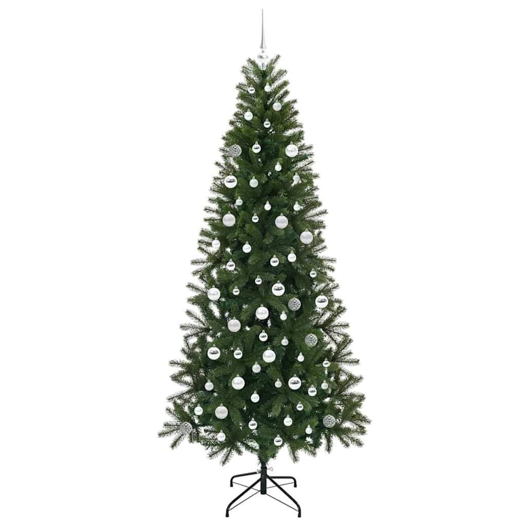 Kunstigt juletræ Grøn 210 cm PE og PVC