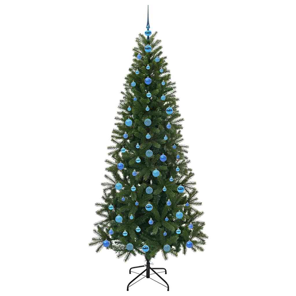 Kunstigt juletræ Grøn 210 cm PE og PVC