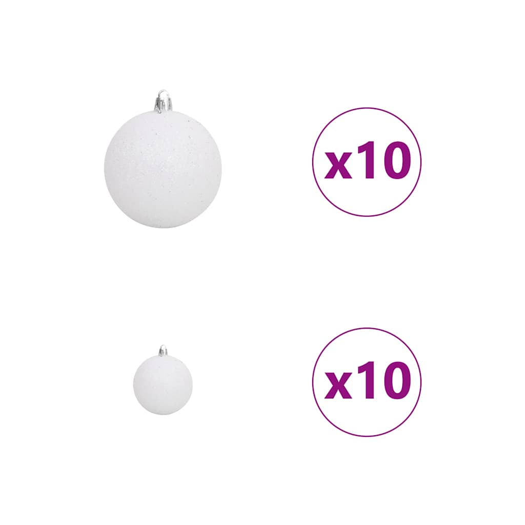Kunstigt juletræ Grøn 240 cm PE og PVC