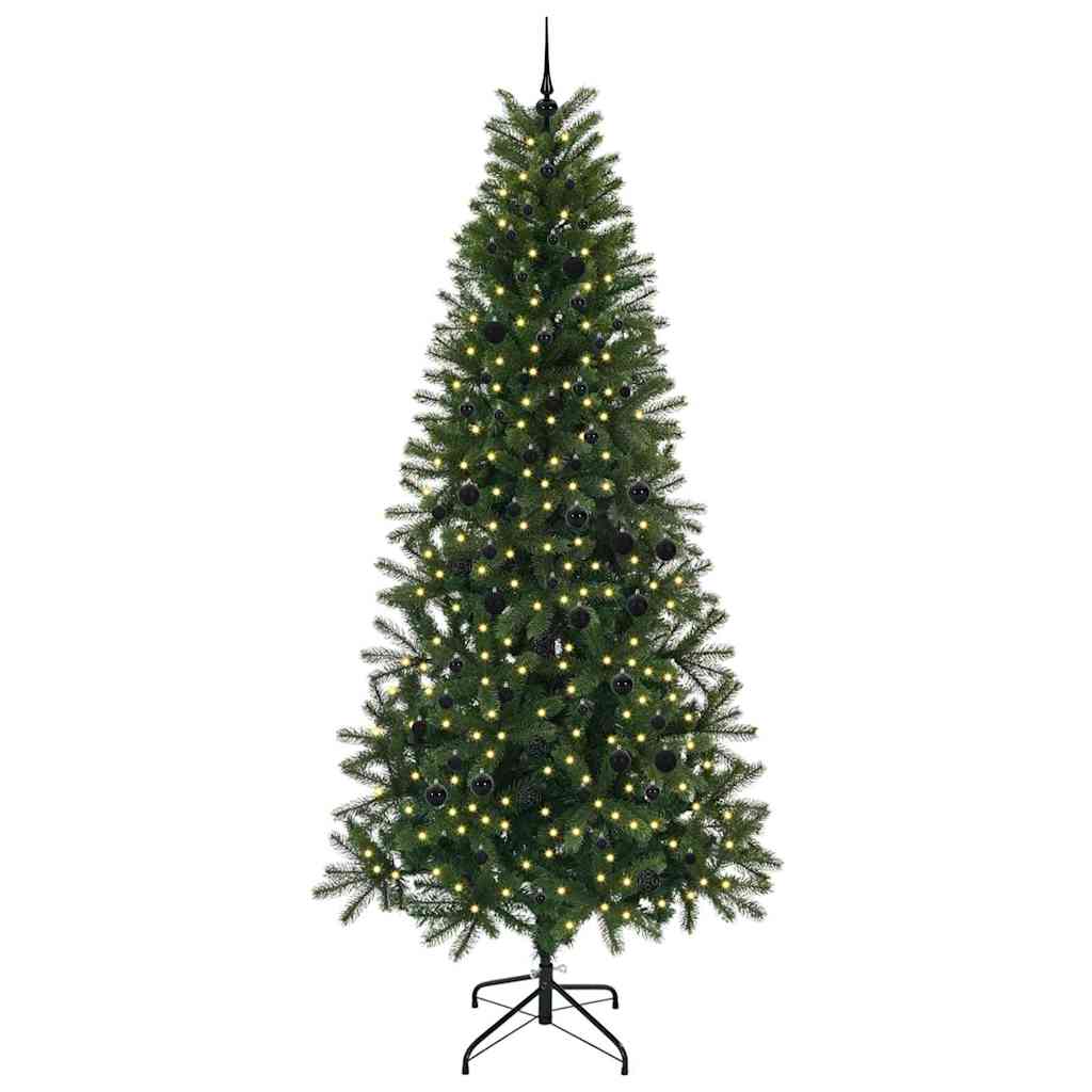 Kunstigt juletræ Grøn 240 cm PE og PVC