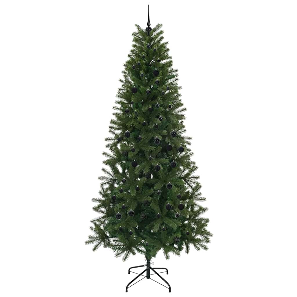 Kunstigt juletræ Grøn 240 cm PE og PVC