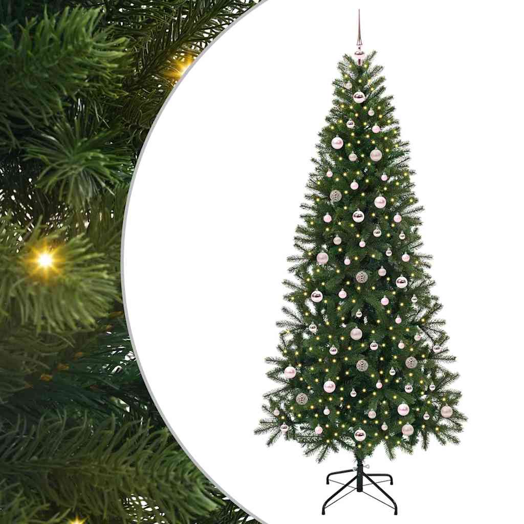 Kunstigt juletræ Grøn 240 cm PE og PVC