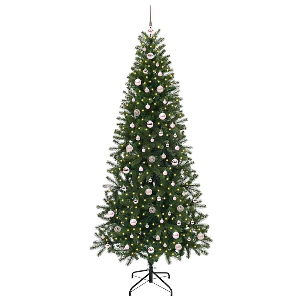 Kunstigt juletræ Grøn 240 cm PE og PVC