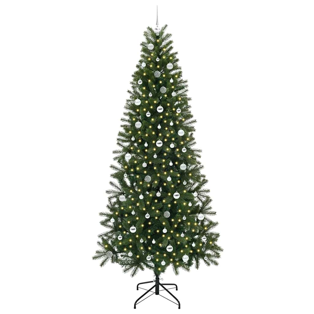 Kunstigt juletræ Grøn 240 cm PE og PVC