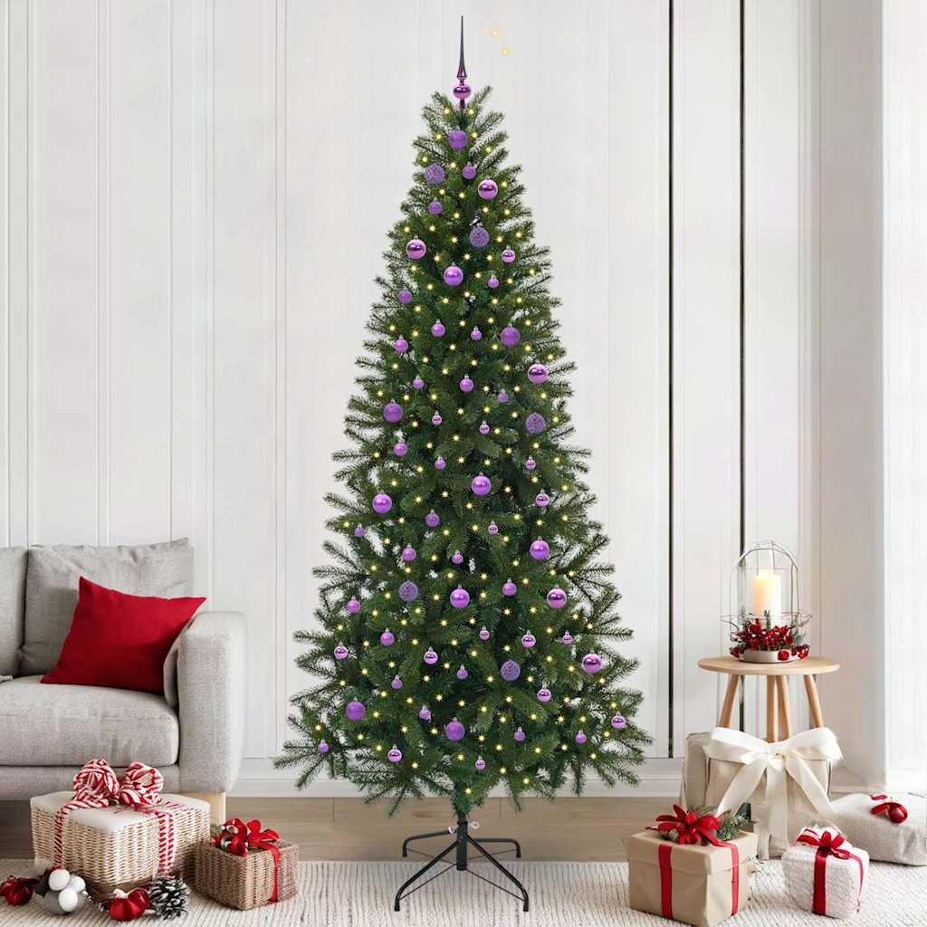 Kunstigt juletræ Grøn 240 cm PE og PVC