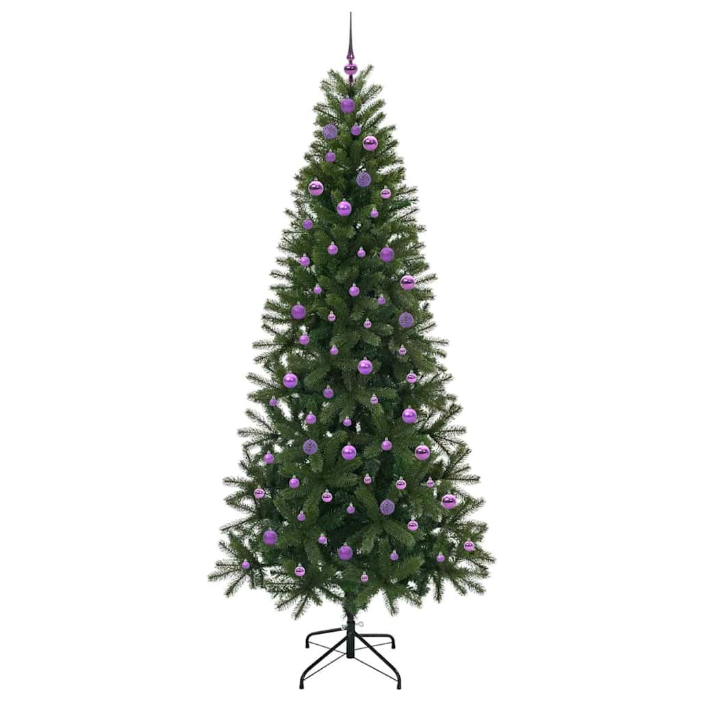 Kunstigt juletræ Grøn 240 cm PE og PVC