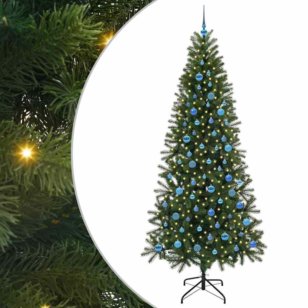 Kunstigt juletræ Grøn 240 cm PE og PVC