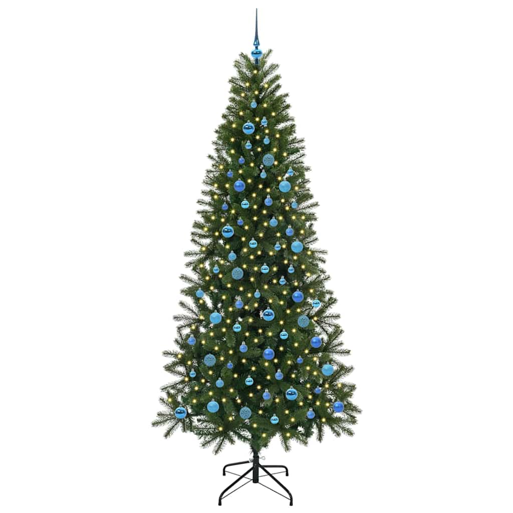 Kunstigt juletræ Grøn 240 cm PE og PVC