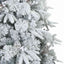 Kunstigt Hinged Juletræ med 300 LED'er Hvid 180 cm PE og PVC