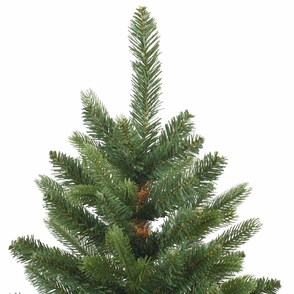 Kunstigt juletræ med 150 LED'er Grøn 120 cm PE og PVC