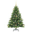 Kunstigt juletræ med 150 LED'er Grøn 120 cm PE og PVC