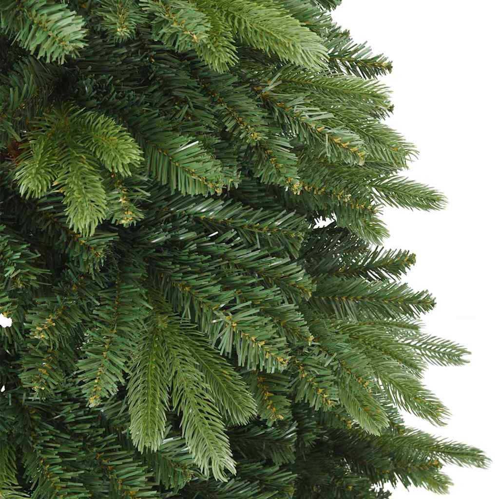 Kunstigt juletræ med 150 LED'er Grøn 150 cm PE og PVC