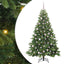 Kunstigt juletræ med 300 LED'er Grøn 180 cm PE og PVC