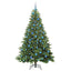 Kunstigt juletræ med 300 LED'er Grøn 180 cm PE og PVC