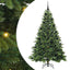Kunstigt juletræ med 300 LED'er Grøn 210 cm PE og PVC