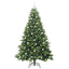 Kunstigt juletræ med 300 LED'er Grøn 210 cm PE og PVC