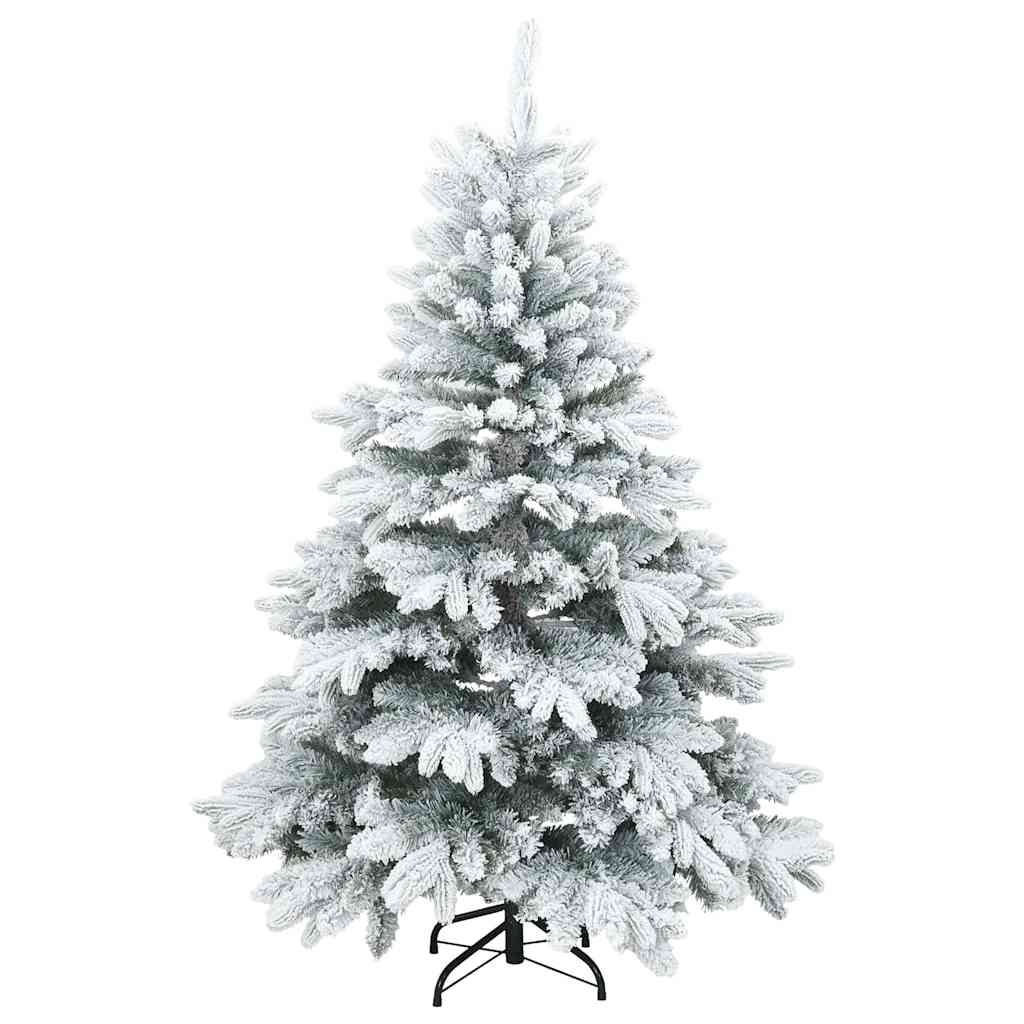 Kunstigt juletræ med 150 LED'er Hvid 120 cm PE og PVC