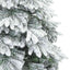 Kunstigt juletræ med 150 LED'er Hvid 150 cm PE og PVC