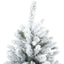 Kunstigt juletræ med 150 LED'er Hvid 150 cm PE og PVC