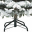 Kunstigt juletræ med 150 LED'er Hvid 150 cm PE og PVC