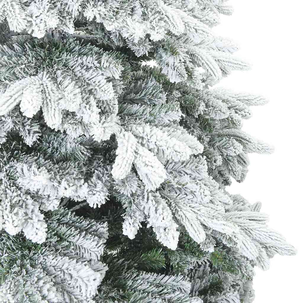 Kunstigt juletræ med 300 LED'er Hvid 180 cm PE og PVC