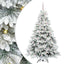 Kunstigt juletræ med 300 LED'er Hvid 180 cm PE og PVC
