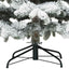 Kunstigt juletræ med 300 LED'er Hvid 240 cm PE og PVC