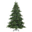 Kunstigt Hinged Juletræ med 300 LED'er Grøn 240 cm PVC og Stål