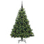 Kunstigt juletræ med 150 LED'er Grøn 120 cm PE og PVC