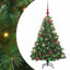 Kunstigt juletræ med 150 LED'er Grøn 120 cm PE og PVC