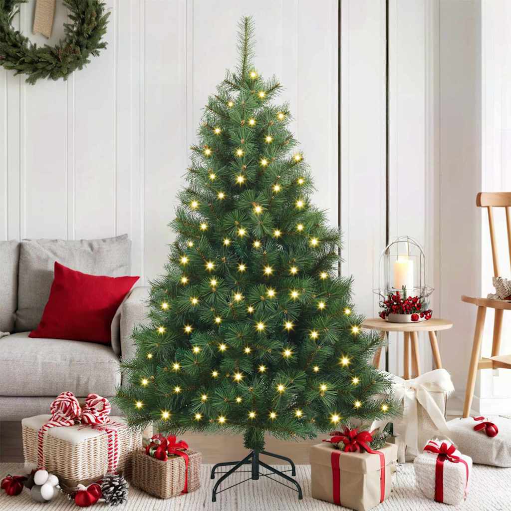 Kunstigt juletræ Grøn 150 cm PE og PVC