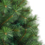 Kunstigt juletræ med 300 LED'er Grøn 210 cm PE og PVC