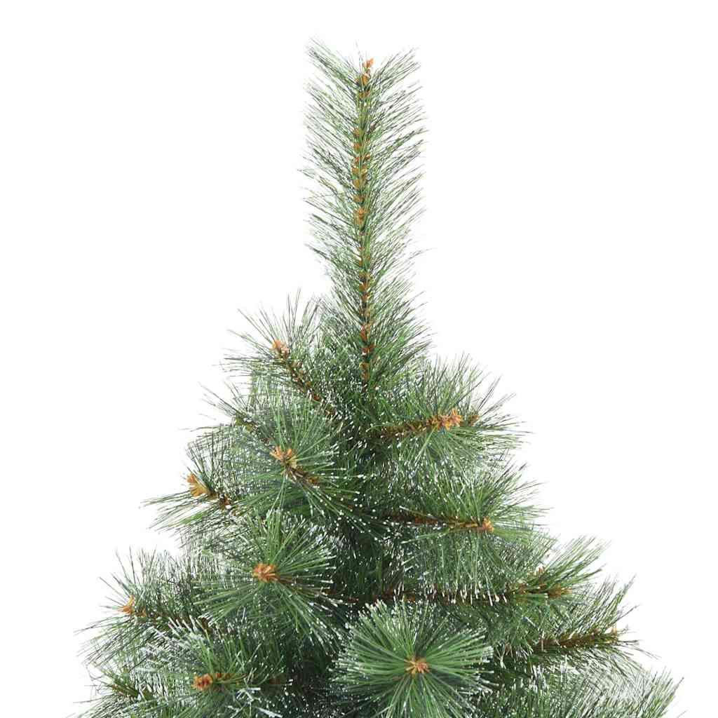Kunstigt juletræ med 150 LED'er Grøn 120 cm PE og PVC