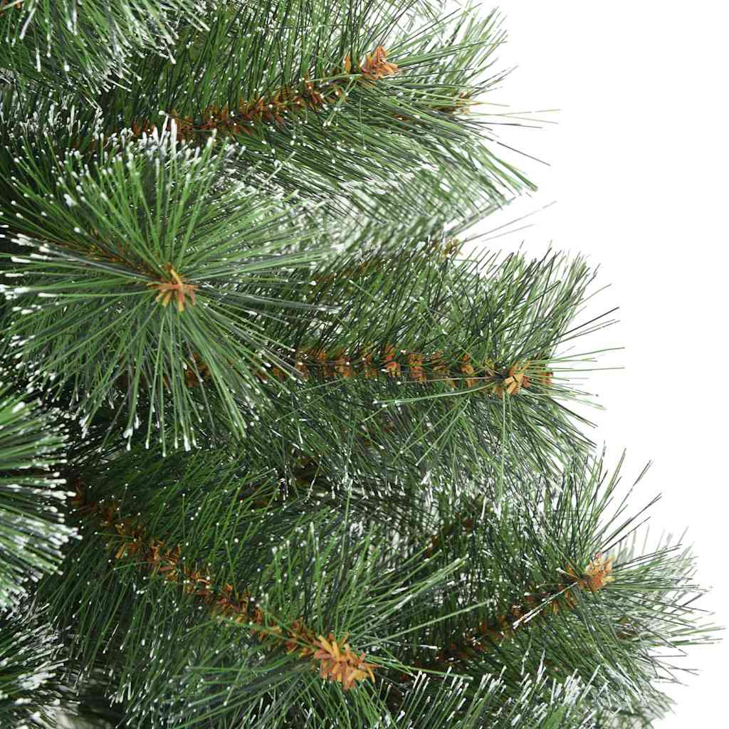 Kunstigt juletræ med 150 LED'er Grøn 150 cm PE og PVC