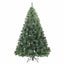 Kunstigt juletræ med 300 LED'er Grøn 180 cm PE og PVC