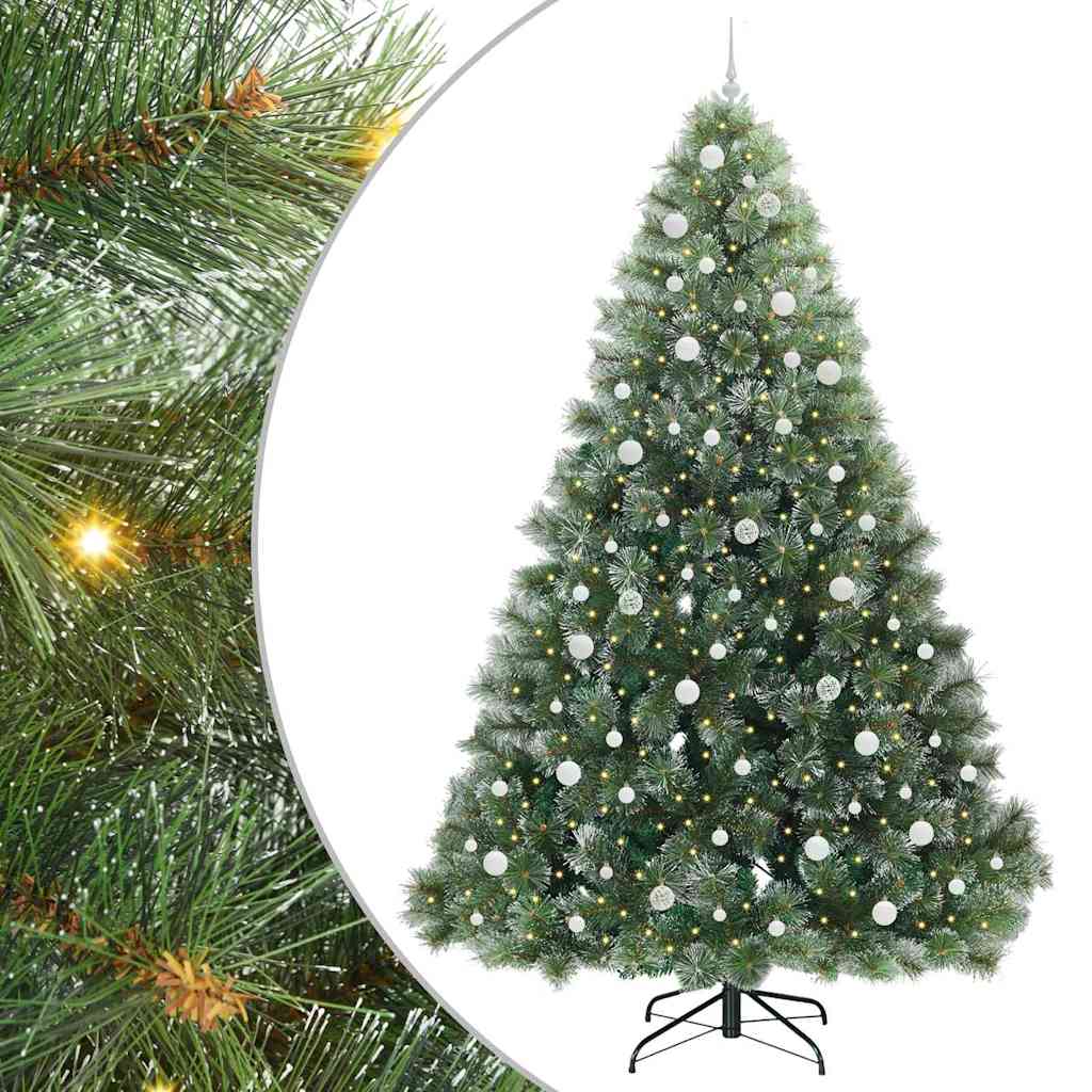 Kunstigt juletræ Grøn 240 cm PE og PVC
