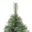 Kunstigt juletræ med 300 LED'er Grøn 240 cm PE og PVC
