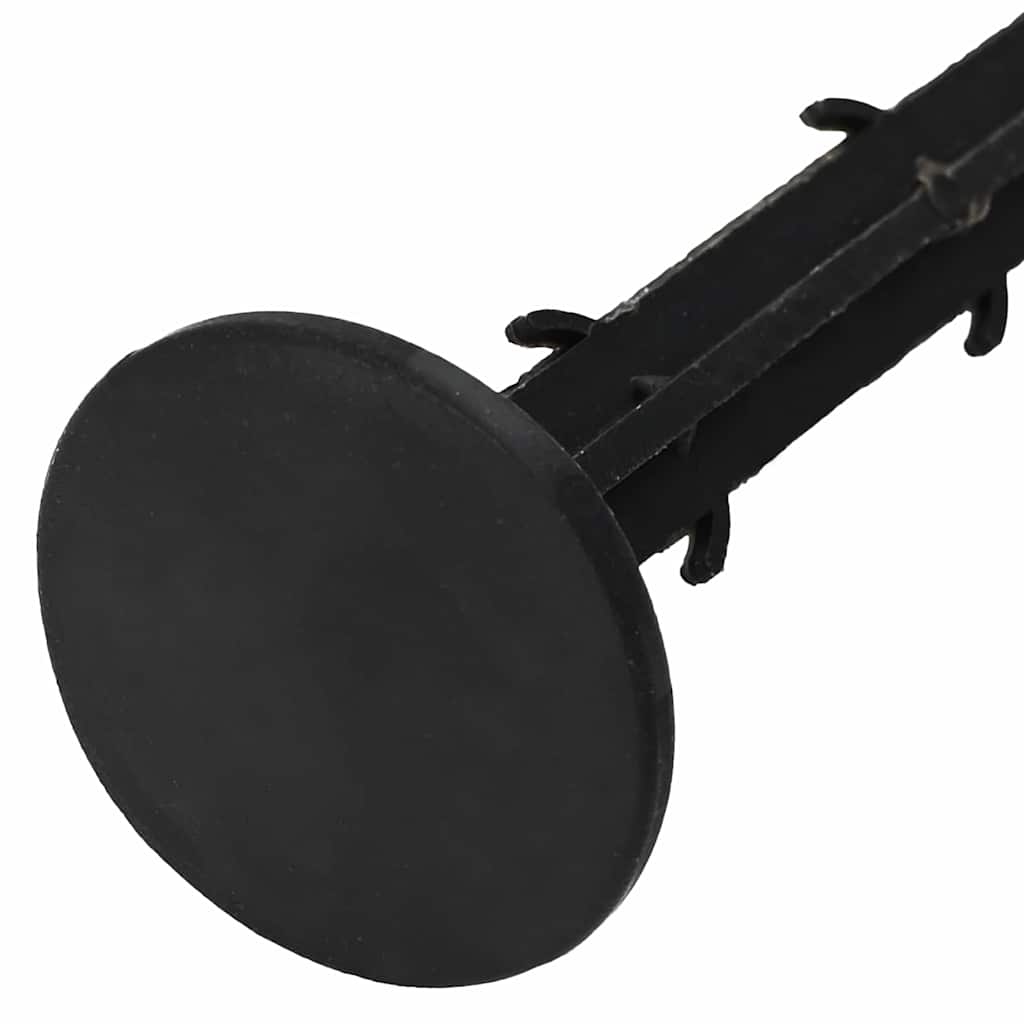Jordpløkker 100 stk. Sort Ø3 x 11 cm Plastik