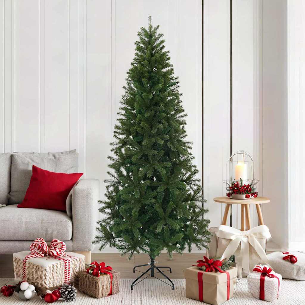 Kunstigt juletræ 180 cm PVC, PE og stål Grøn