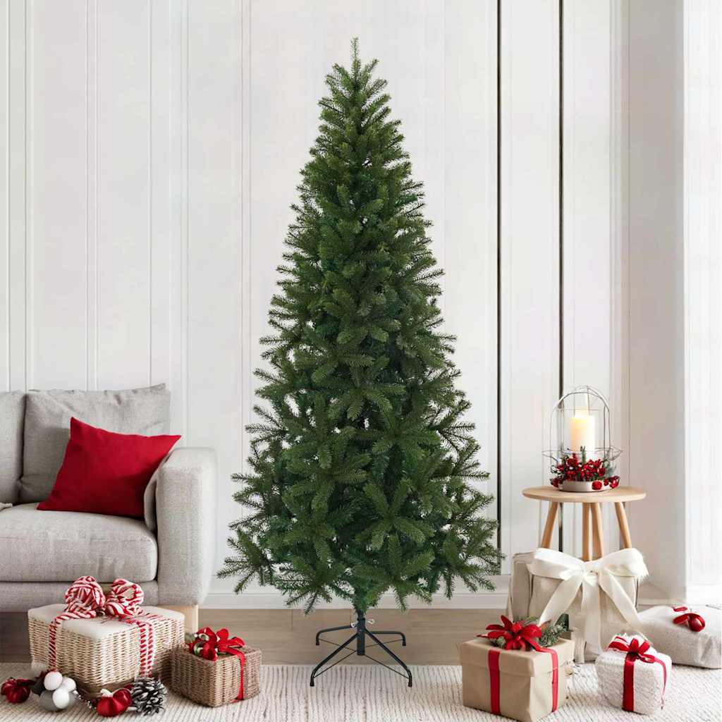 Kunstigt juletræ 210 cm PVC, PE og stål Grøn