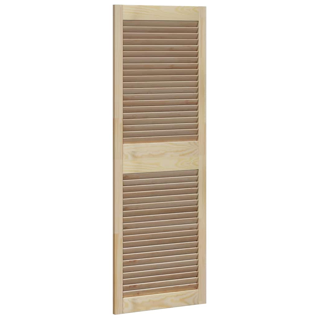 Skabsdør Naturfarvet 140,5 x 49,5 cm Massivt fyrretræ